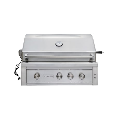 Edgestar 89000 BTU 36 Inch Wide Liquid Propane BuiltIn Grill with Rotisserie and LED Lighting GRL360IBBLP